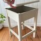 VINTAGE Beige Stool Chest