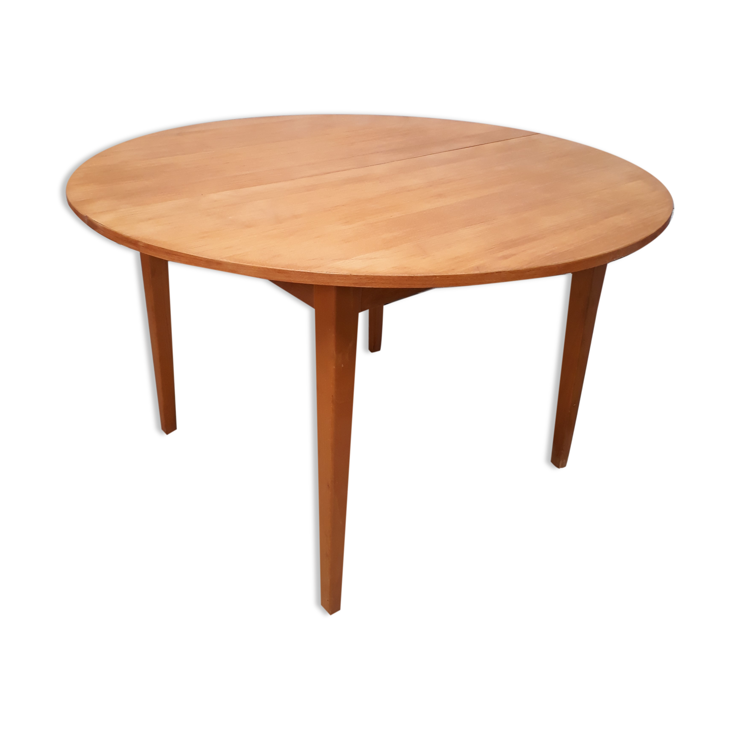 Danish oval table oval 160x120cm, 1975