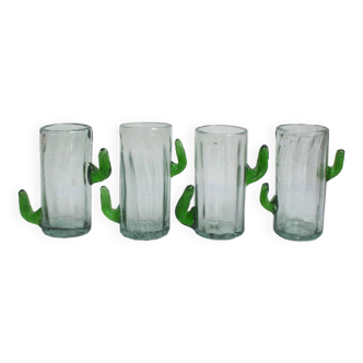 4 verres cactus