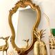 Ancien miroir doré 62x38 cm