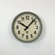 Industrial factory wall clock from Pragotron 1950s