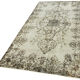 Handmade hi-low pile anatolian 1980s 159 cm x 278 cm grey rug