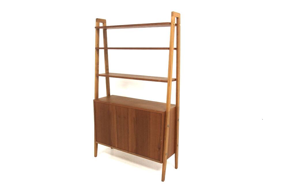 Scandinavian "Tema" teak bookcase, Möbel-Ikea, Sweden, 1960