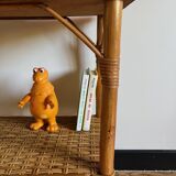 Vintage rattan shelf, console