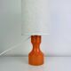 Lampe 70’s opaline orange vintage