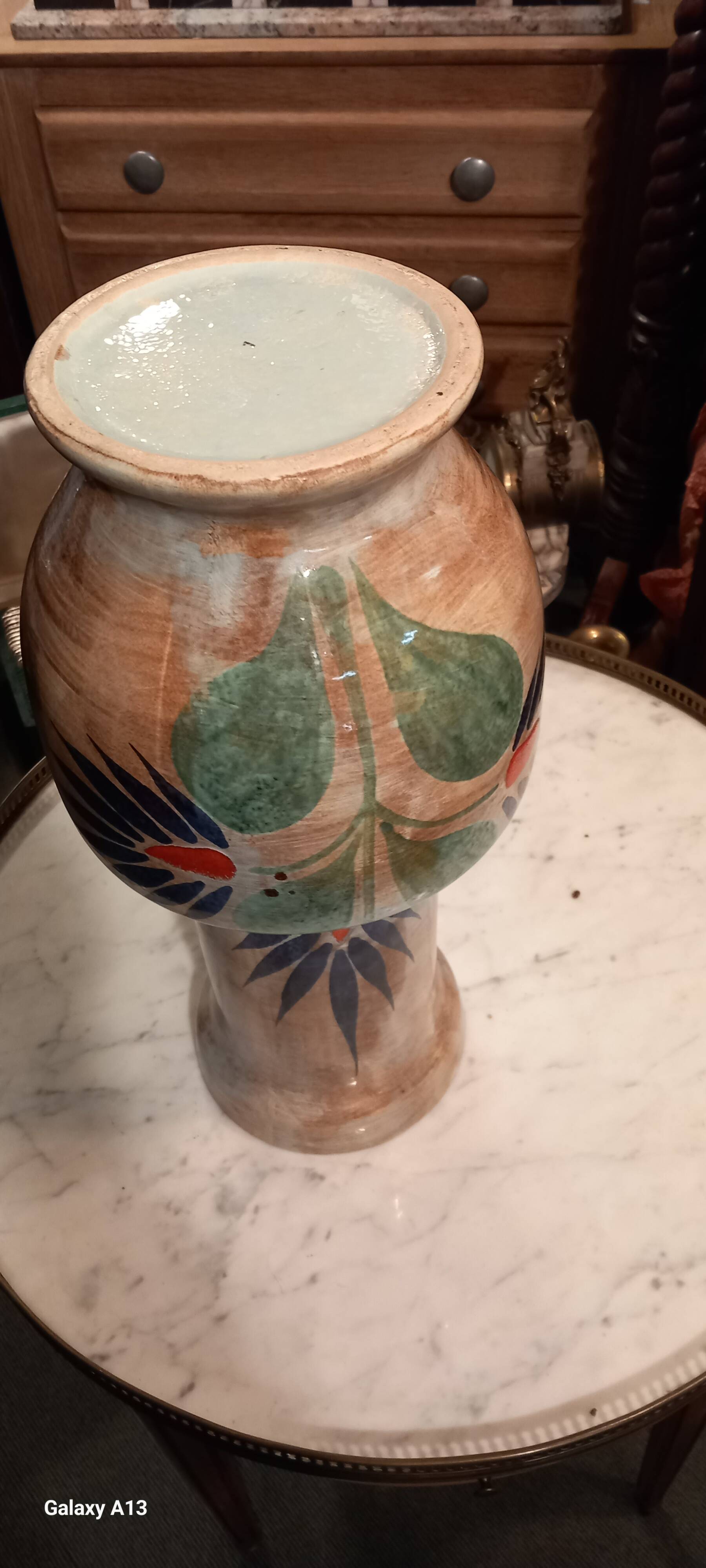 Large st clement flower vase