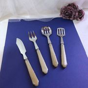 Set of 4 serving cutlery for fish