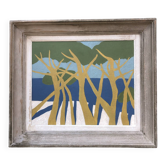 Pine tree painting