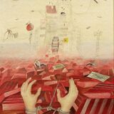 Miroslav Krofián "The Victory of Ideology" contemporary painting - czechia