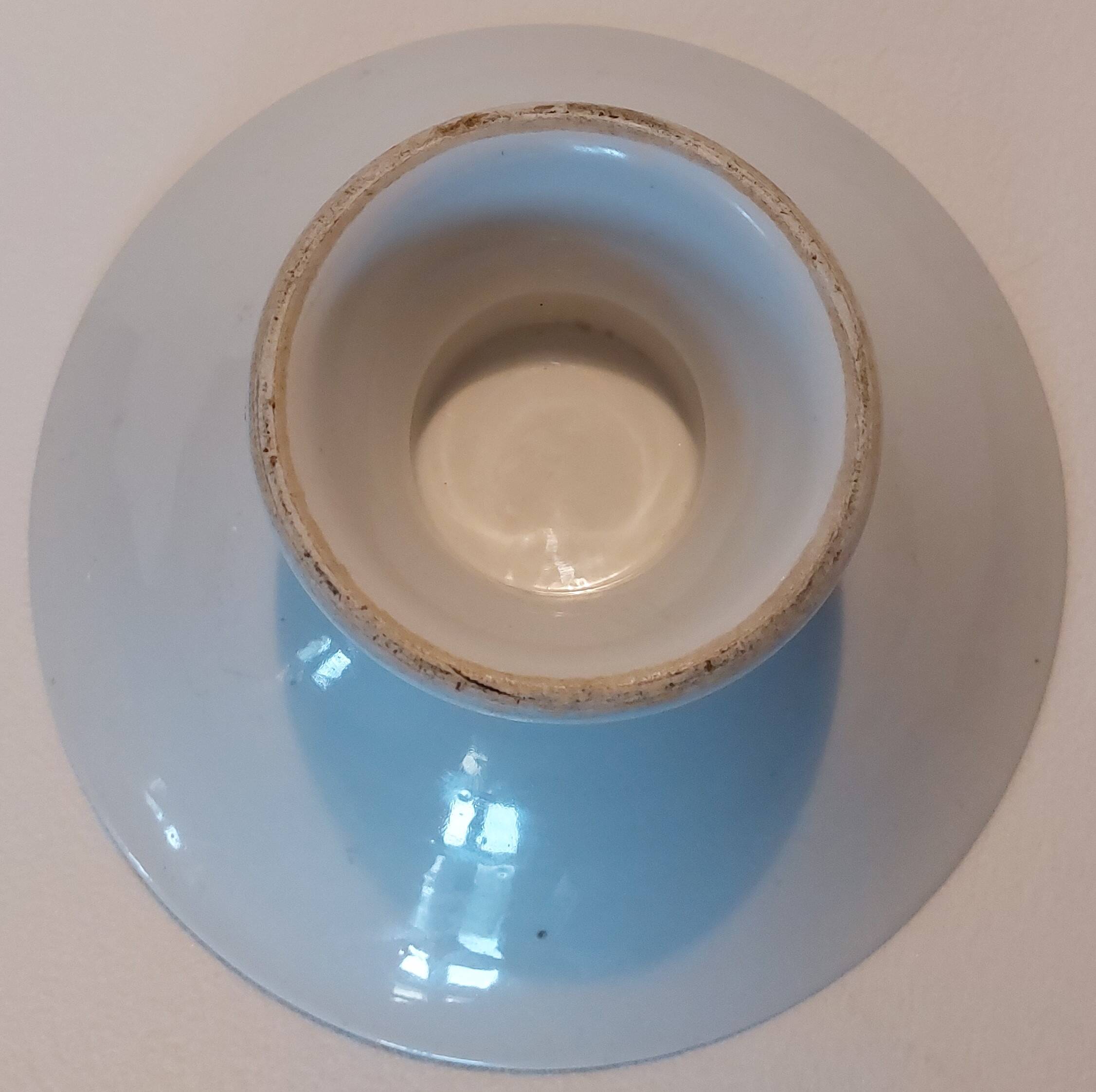 White porcelain compote bowl 19 century