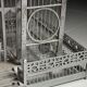 Asian style birdcage wood