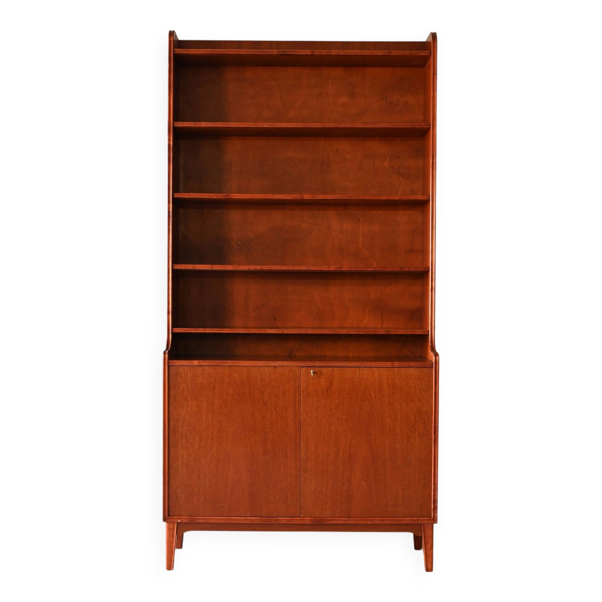 Swedish bookcase with lockable doors