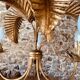 Palm type chandelier by Hans Kogl
