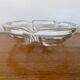 Pair of antique crystal ashtrays from Arques, France