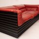 Pair of Strato sofas by Giovanni Offredi for Saporiti, 1970