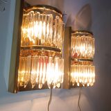 Pair of wall sconces by Lumica 1970s