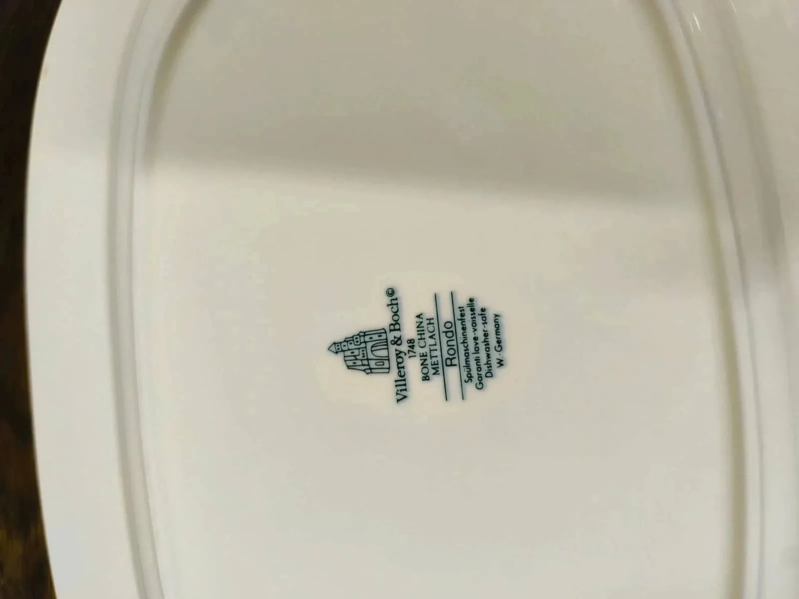 Plat ovale Villeroy et boch rondo