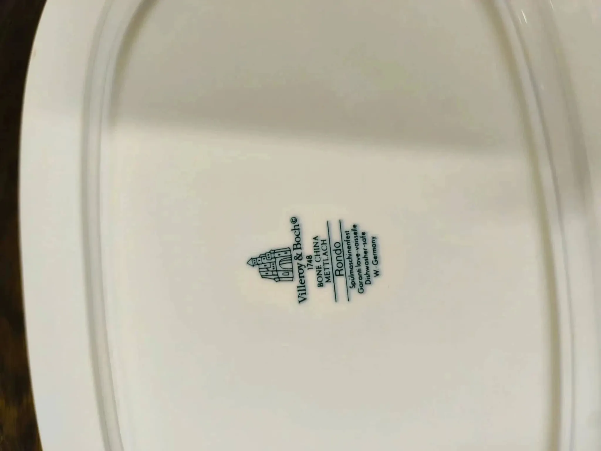 Plat ovale Villeroy et boch rondo