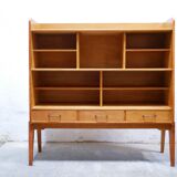 Vintage wooden sideboard library