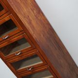 Vintage German pine haberdashery cabinet, 1950s