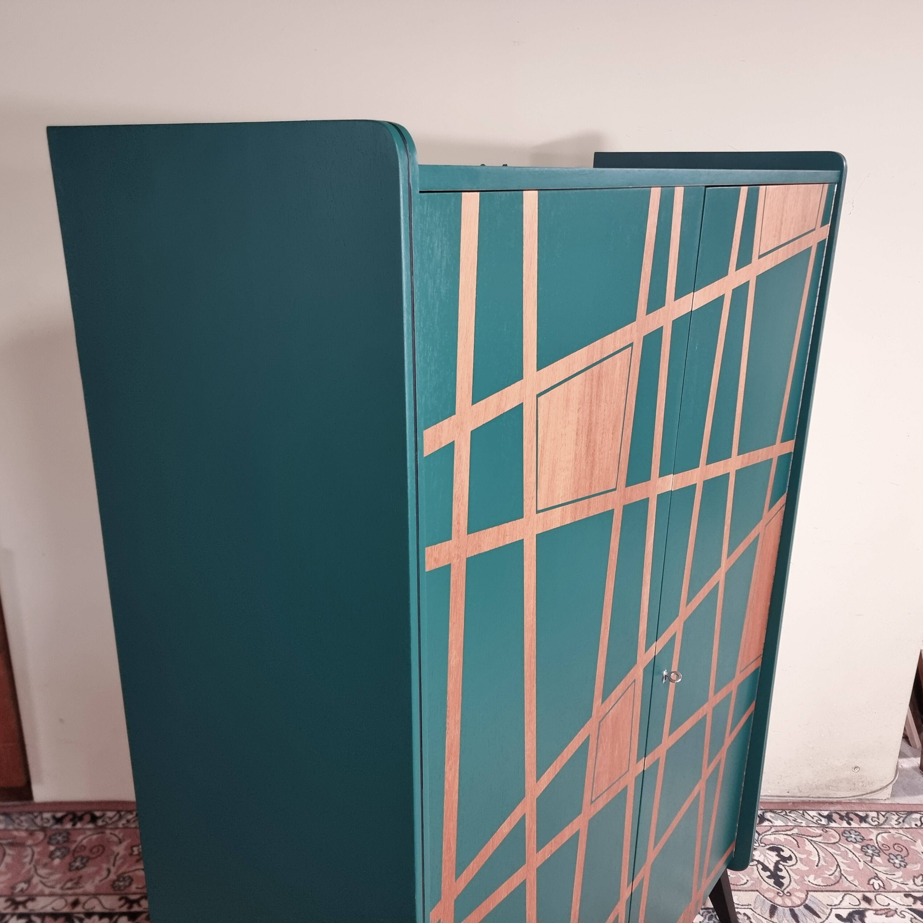 Vintage Wardrobe in Ash by Tatra Nabytok, 1960s