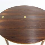 Beautiful danish design foldable game table by Hans Wegner