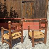Fauteuils brutalistes