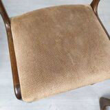 4 baumann sleigh chairs