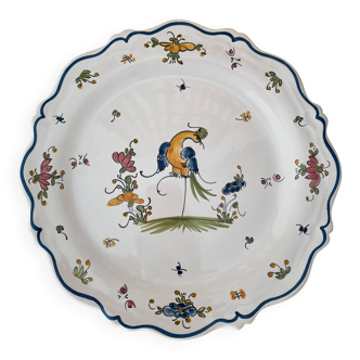 Old Moustier plate