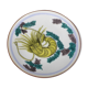 Kutani Japanese porcelain pocket with a shrimp decoration