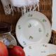 Set of 6 ceramic dessert plates