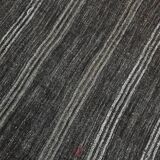 Contemporary Black & Gray Vintage Kilim Rug, 202x244Cm