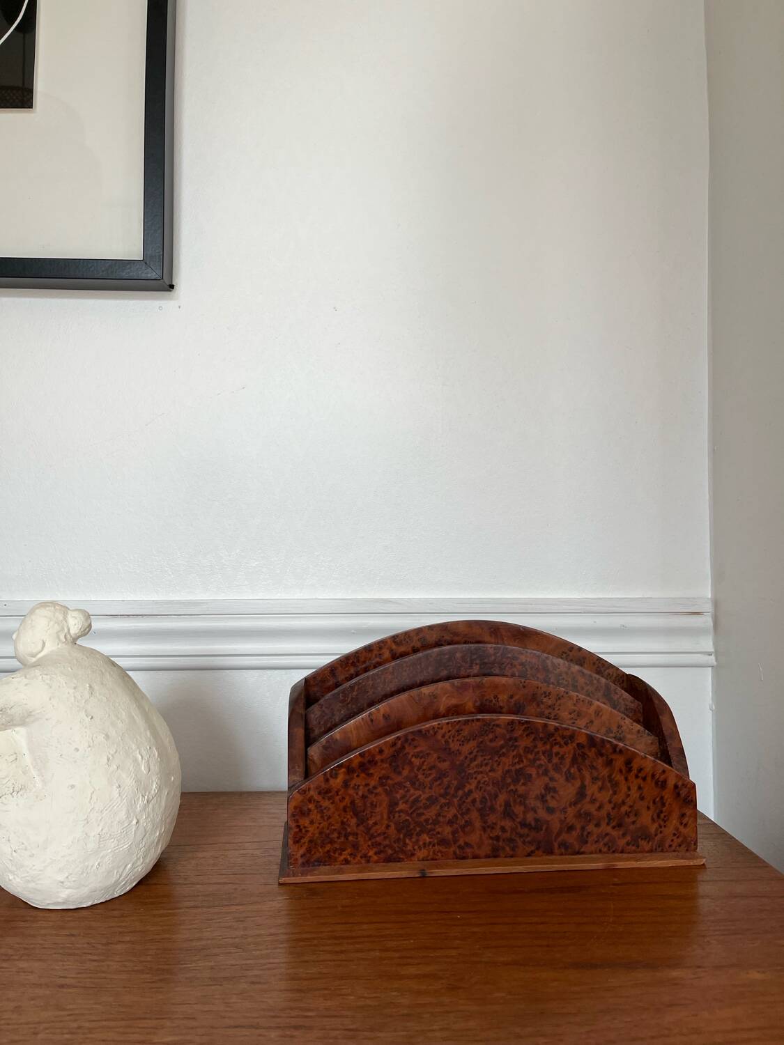 Thuja burl mail holder