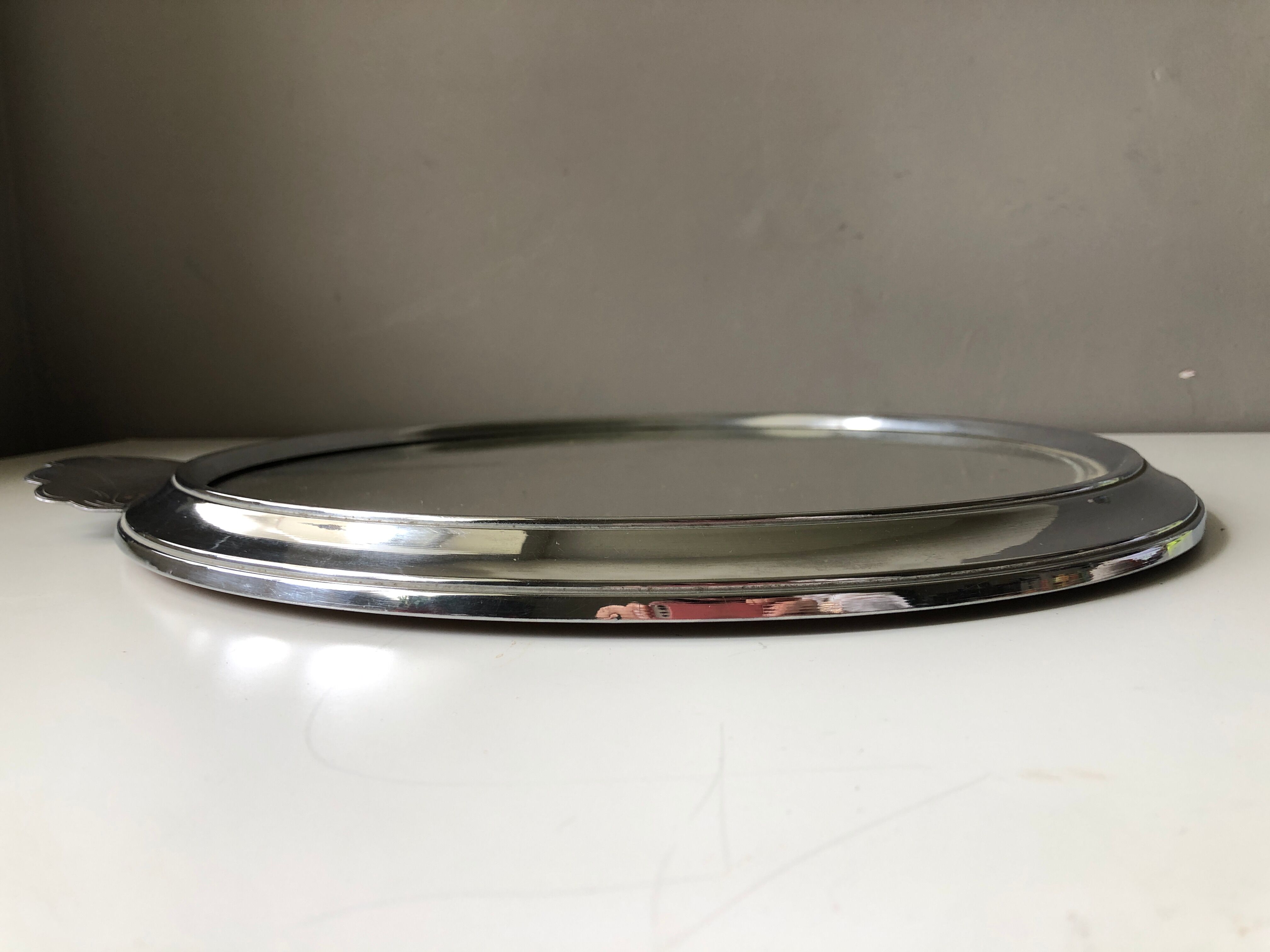 Metal mirror tray 1930 1940
