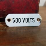 Industrial enamelled plate 500 V