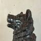 Large model of the Jennings dog in serpentine marble, memento of the Grand Tour, 19th century.