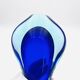 Large Murano Vase Flavio Poli Sommerso Blue Cobalt Turquoise 31.5cm