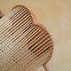 Suspension scandinave vintage bois et fil