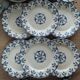 Lot de 6 assiettes de Gien terre de fer