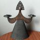 Vintage stylised woman candlestick Soviet production
