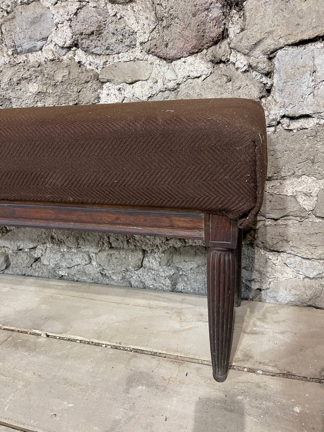 Parisian bistro bench
