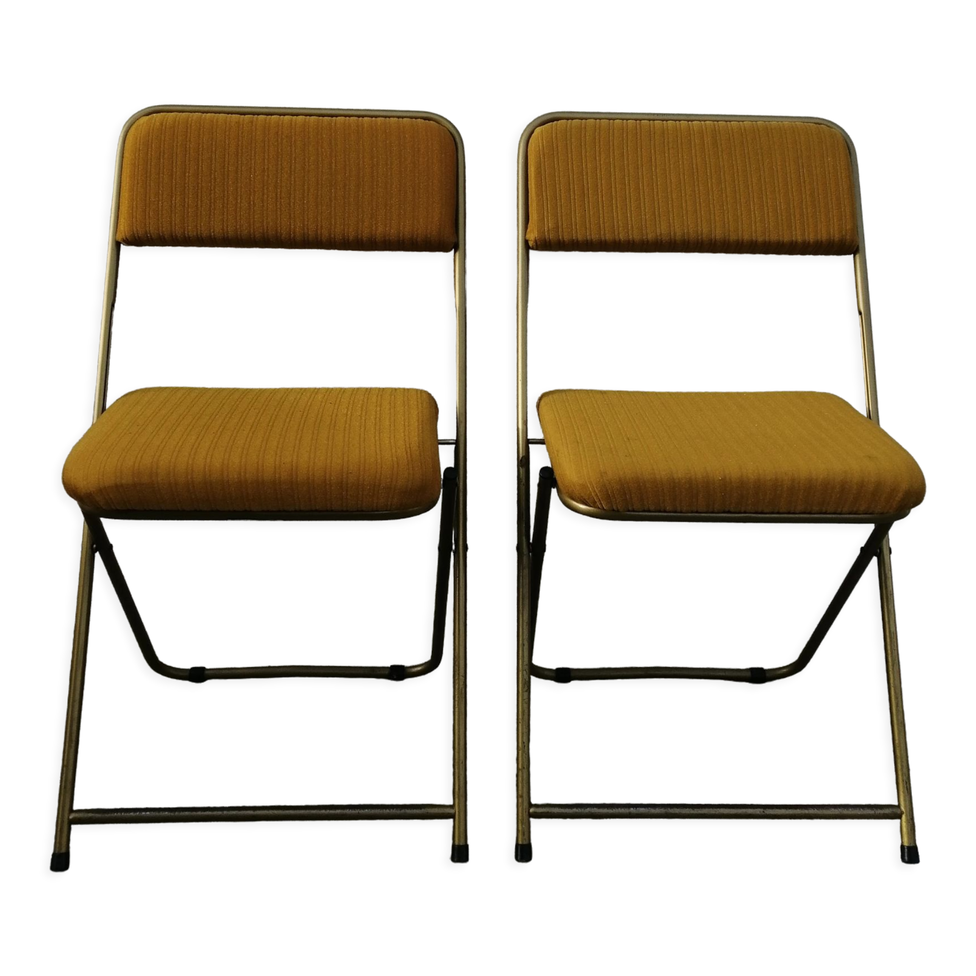 Pair of folding chairs "Lafuma"