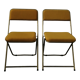 Pair of folding chairs "Lafuma"