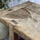 Console - raw oak carpenter's table from the 1930s