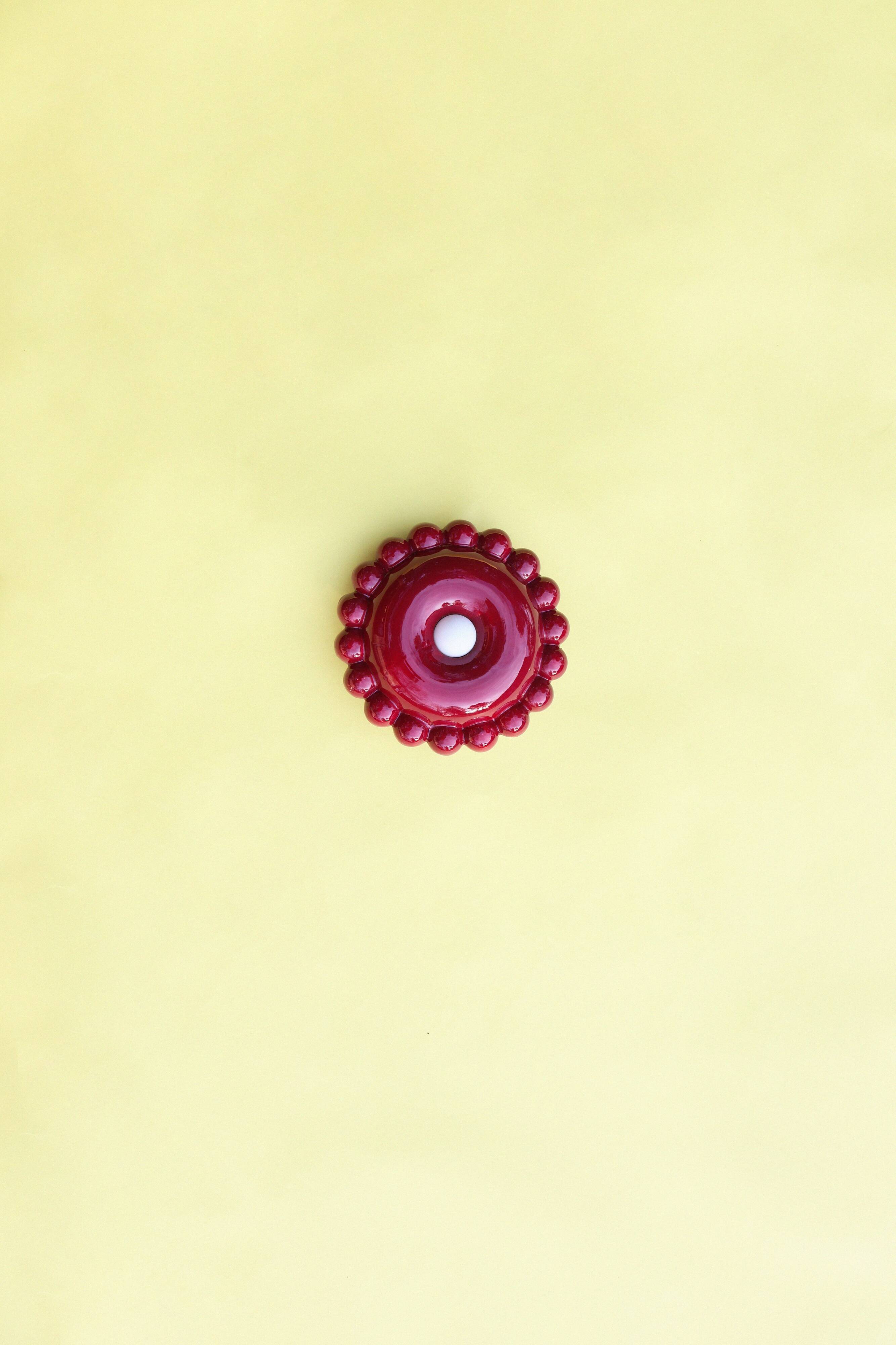 Applique Luna Small Bordeaux