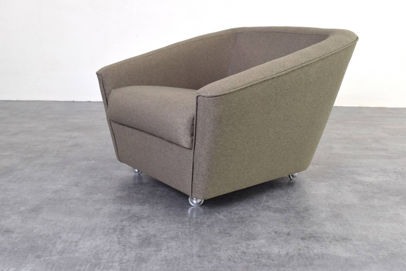 Space-Age German Lounge Chairs, 1960s, Set of 2