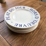 XL italy plates "Dish of the day"