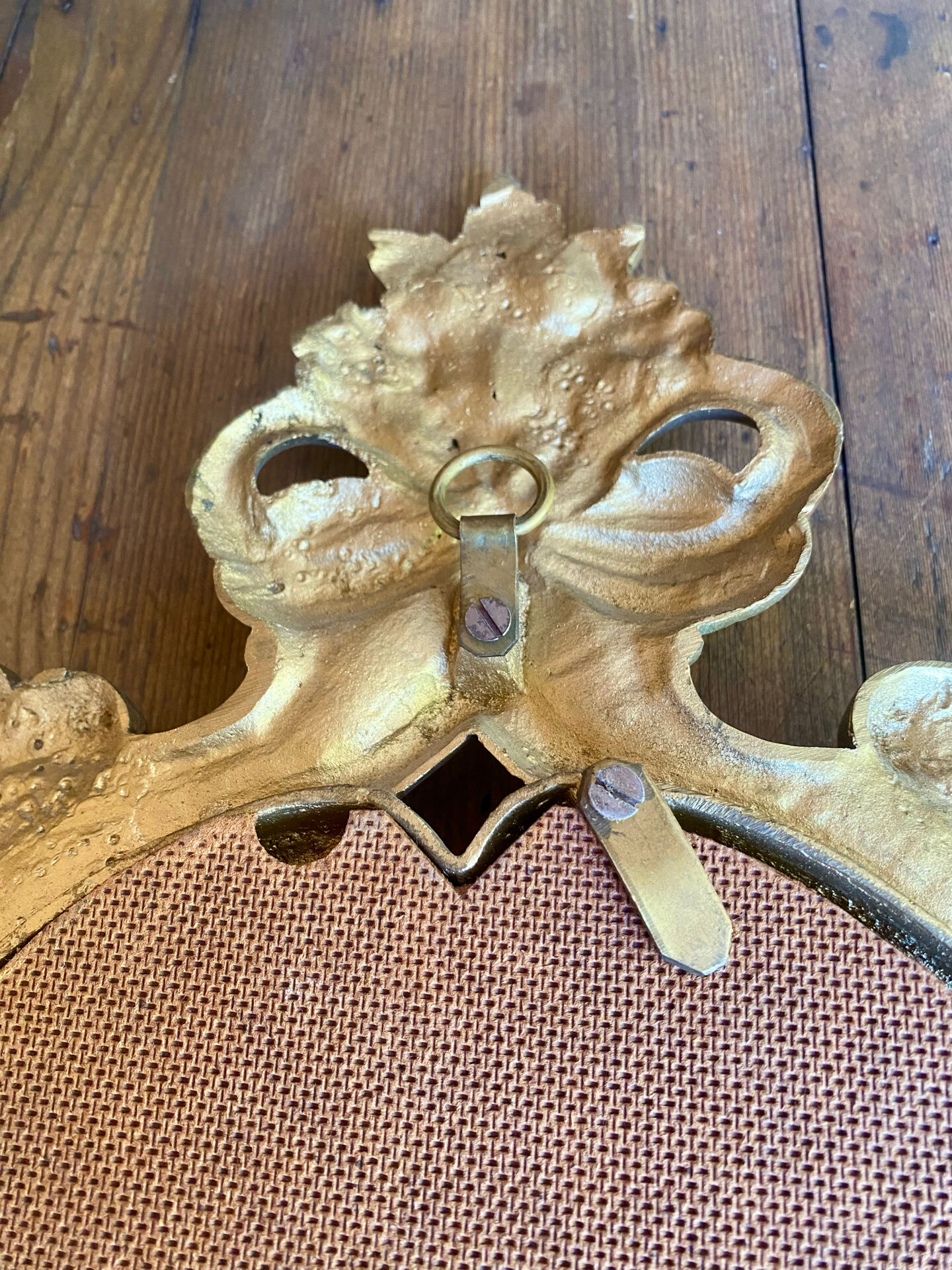 oval decorative wall mirror in Louis XV style