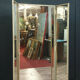 Rare store furniture triptych mirror of the 40s iron 140x160cm