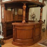 Solid oak bar